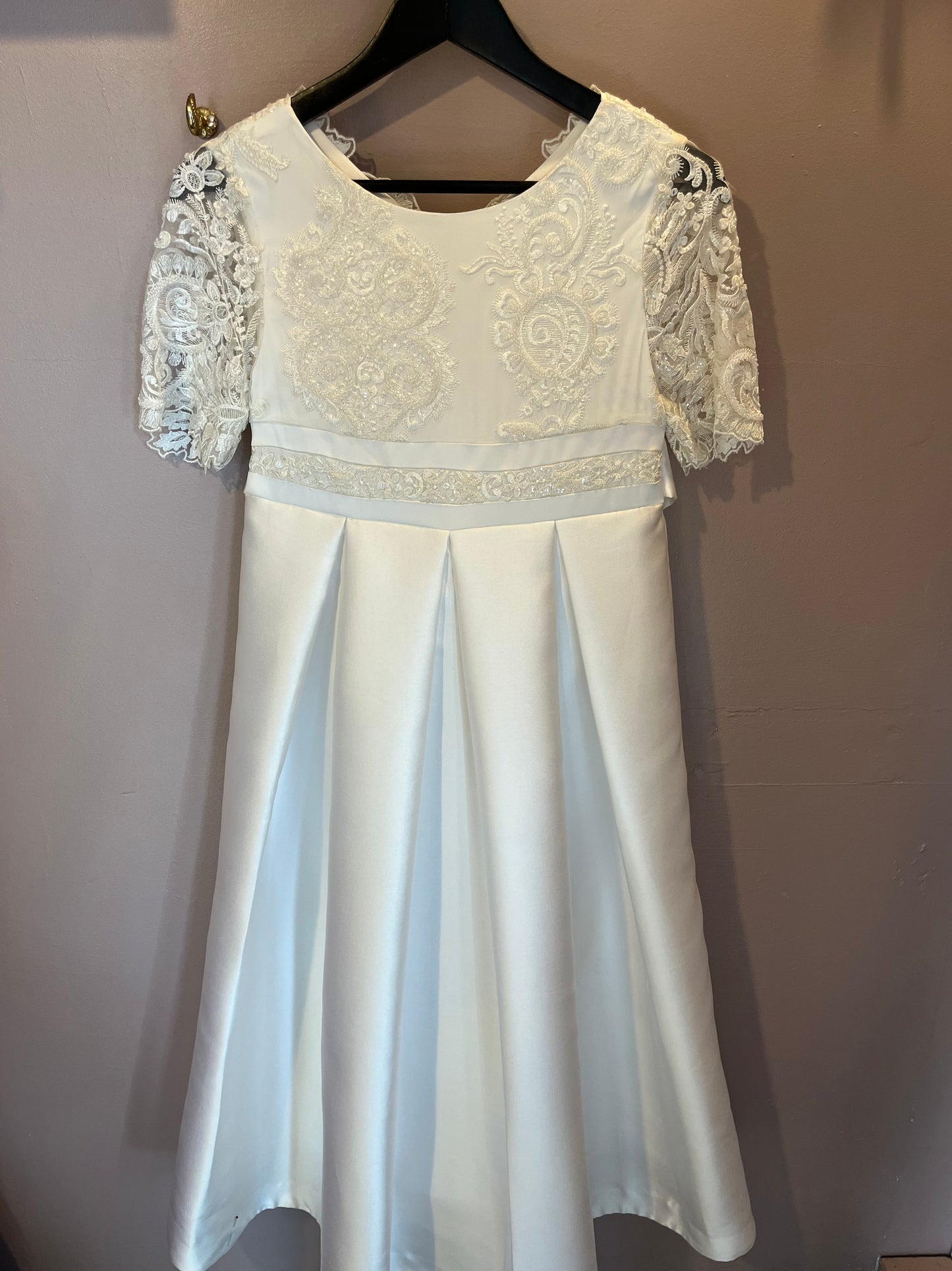 White Girls Dress Sample
