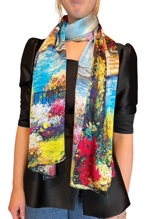 Scenic Print Silk