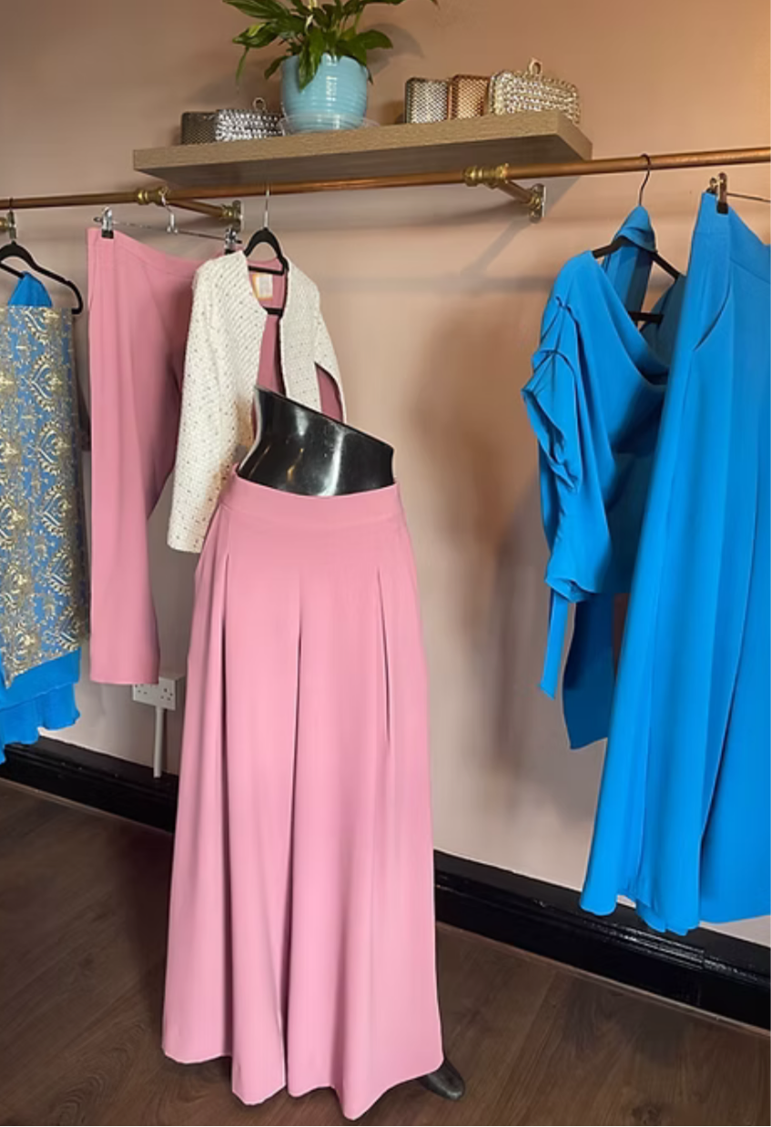 Tailored palazzo trousers