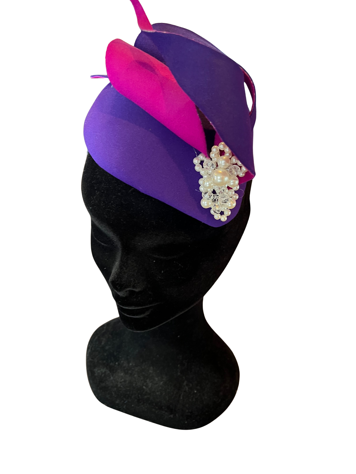 Purple and Pink Pearl Headpiece