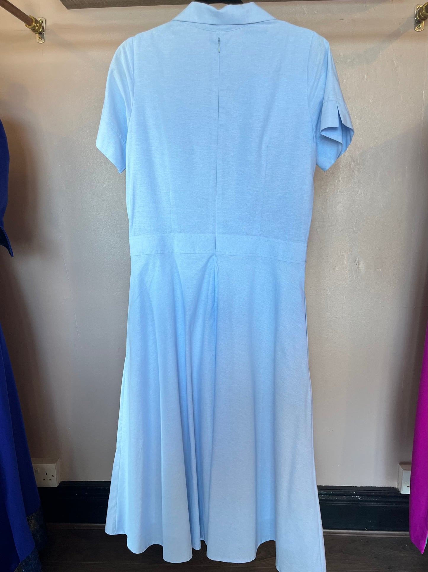 Blue Linen Sample Dress