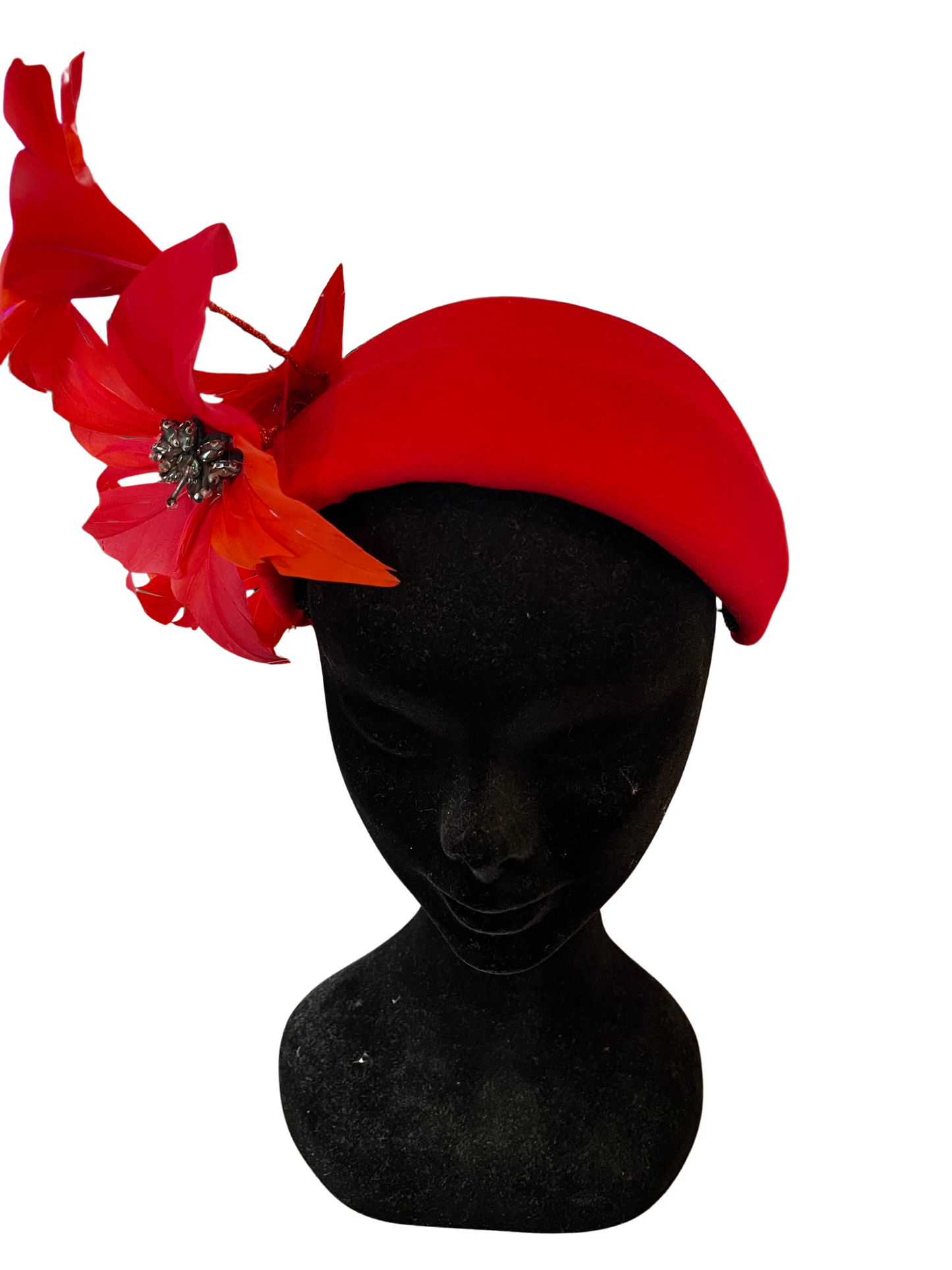 Red Flower Headpiece