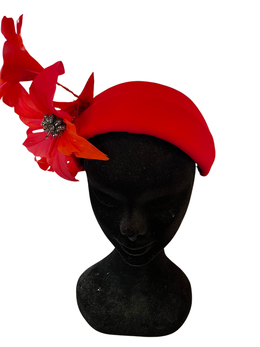 Red Flower Headpiece