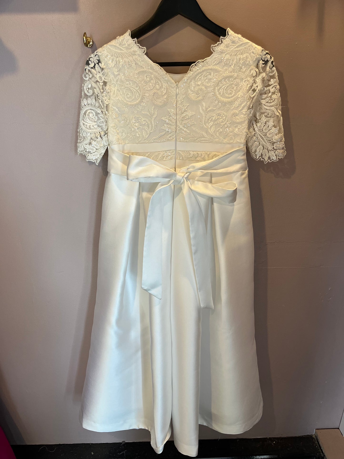 White Girls Dress Sample
