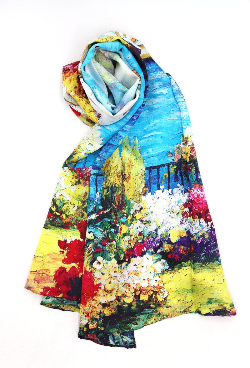 Scenic Print Silk
