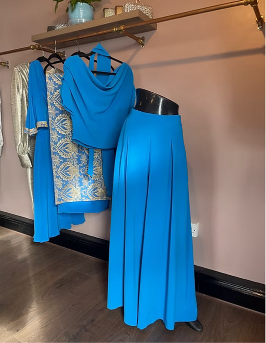 Tailored palazzo trousers