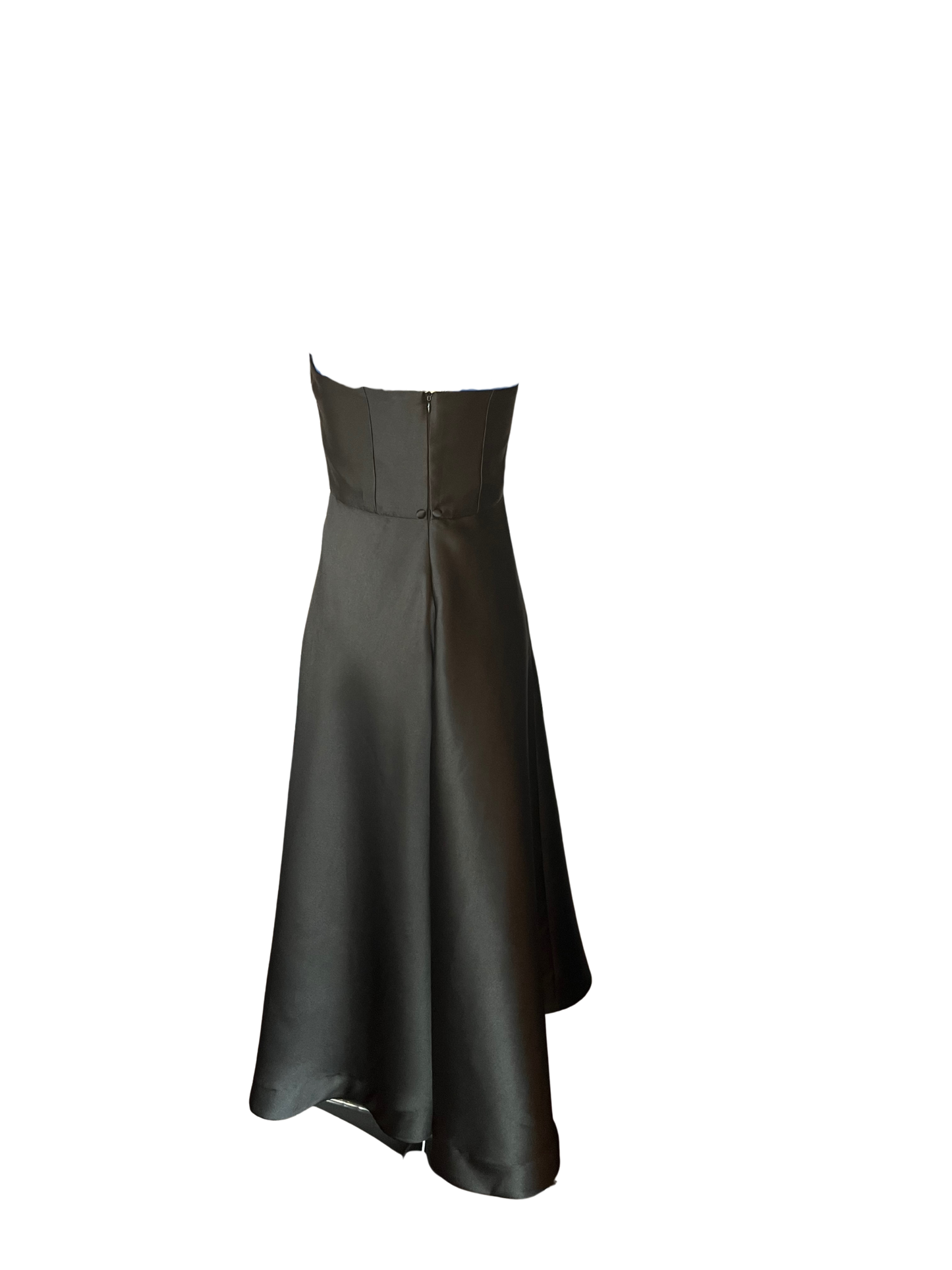 Black Sample Strapless Gown