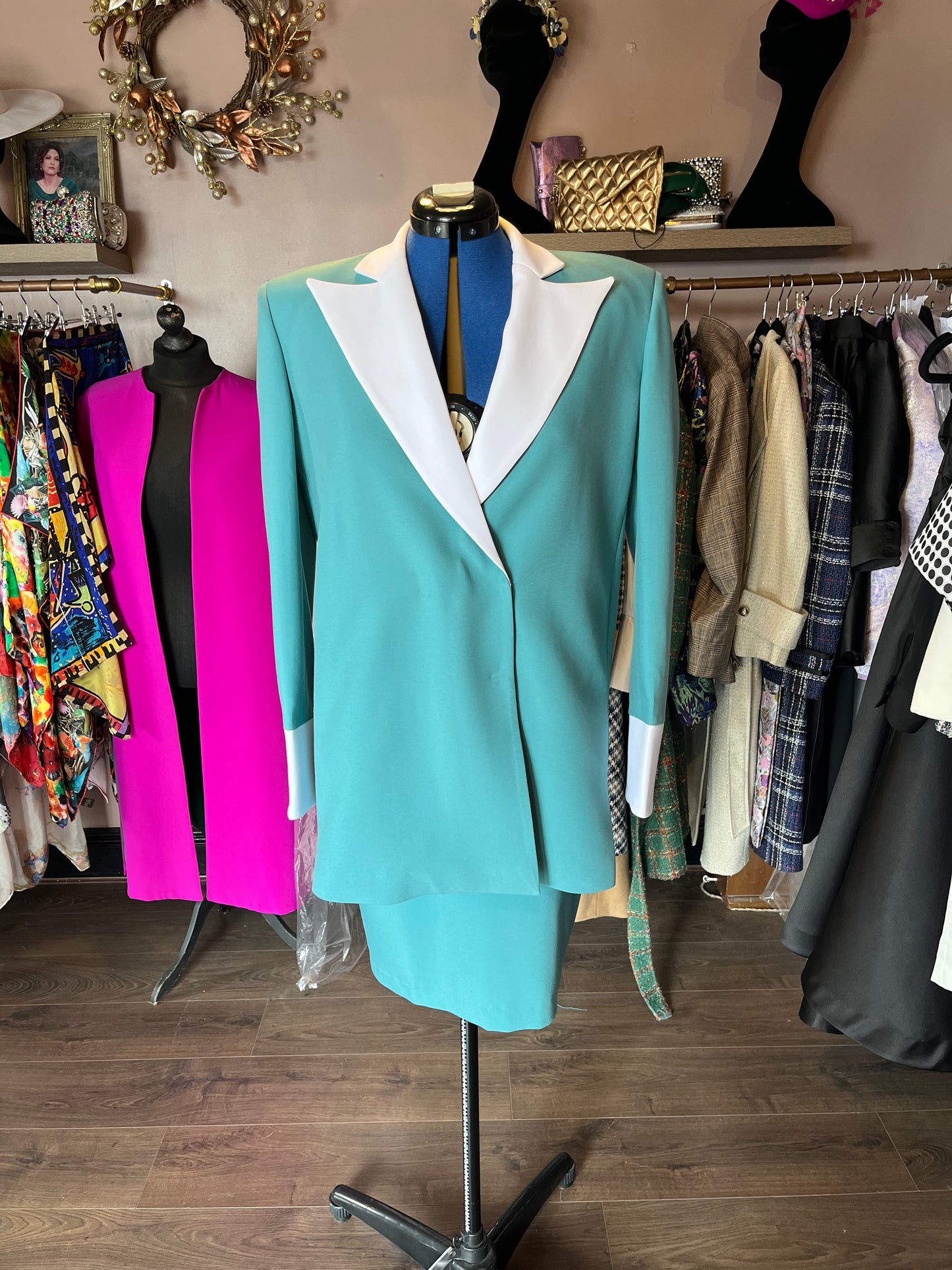 Teal Suit Sample