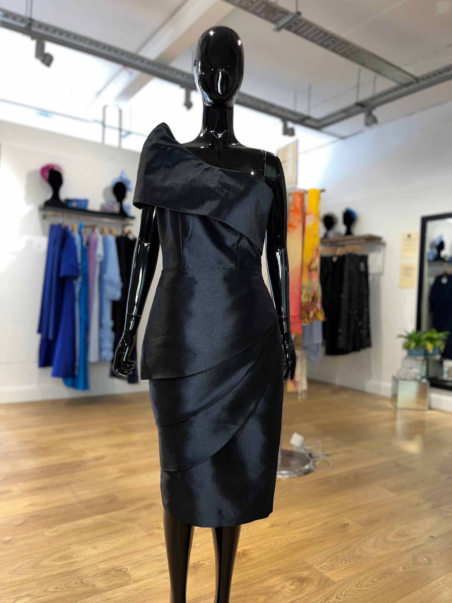 Bamboo Silk One Shoulder Dress