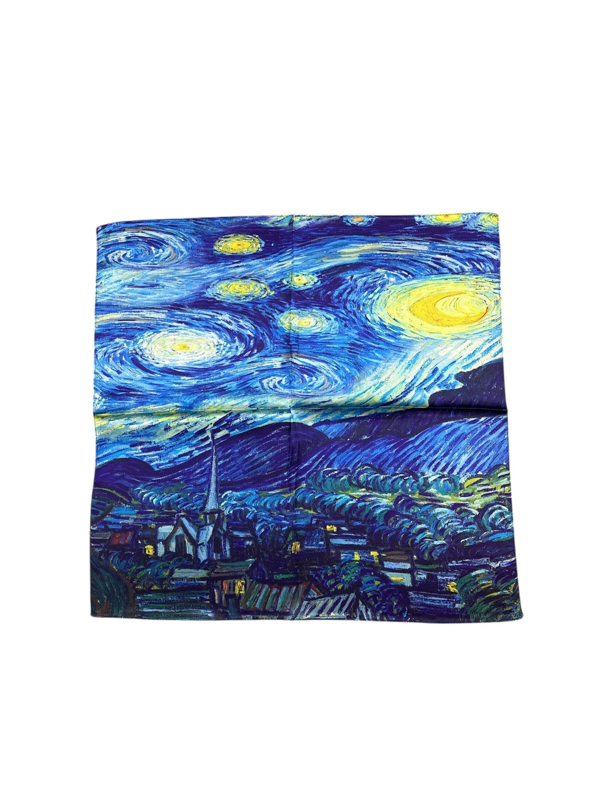 Art Scene Square Silk Scarf