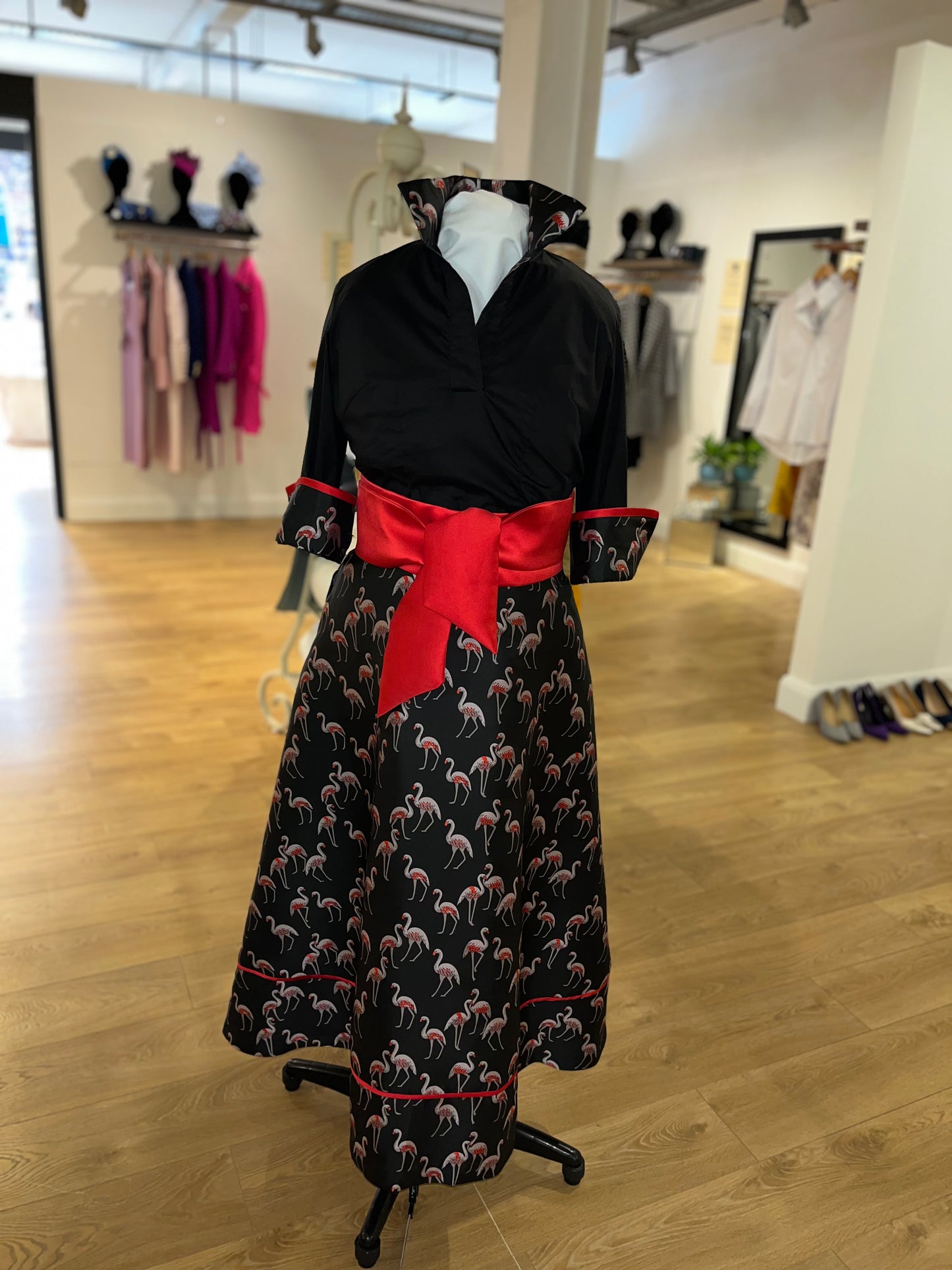 Flamingo Skirt and Shirt Sample