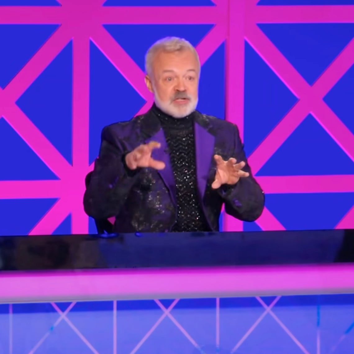 Graham Norton Drag race jacket (purple)