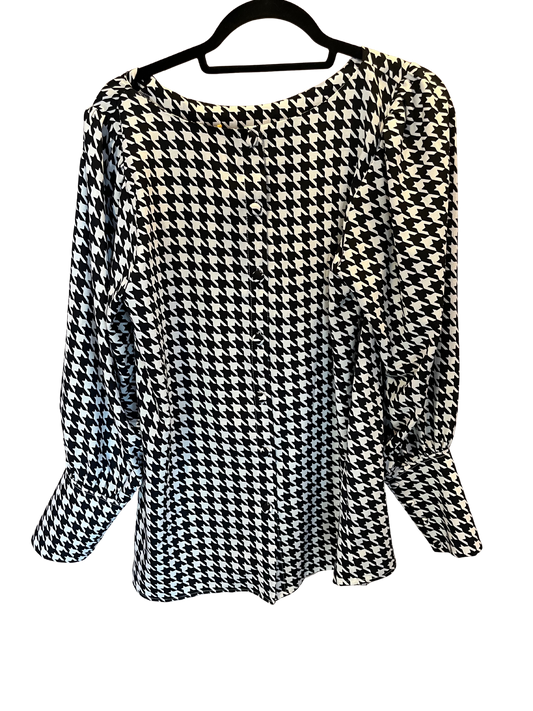 Black And White Blouse Sample