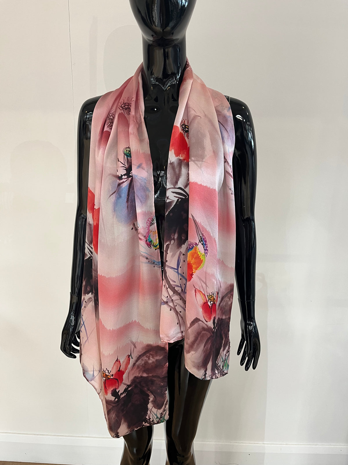 Print Silk Scarf