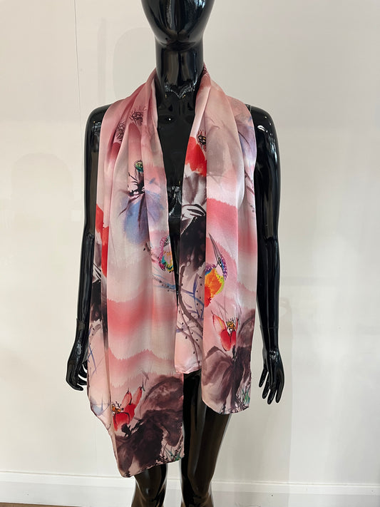 Print Silk Scarf