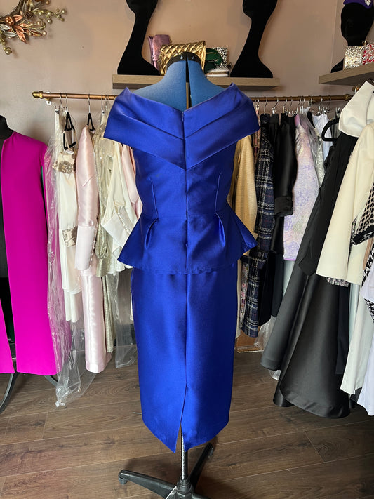 Blue Silk Sample