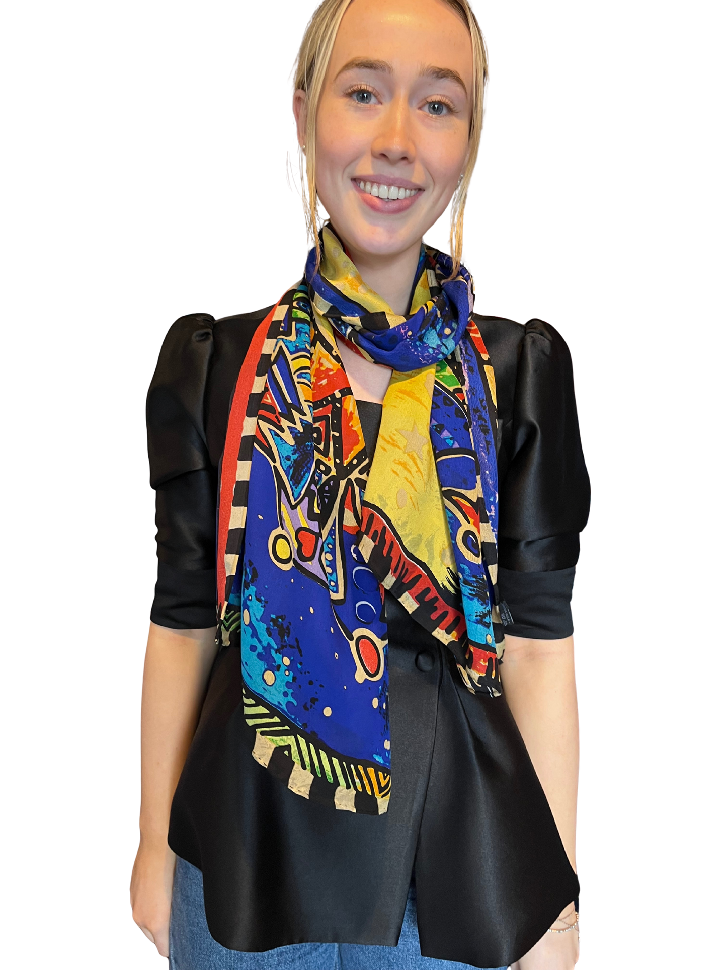 Abstract Print Silk