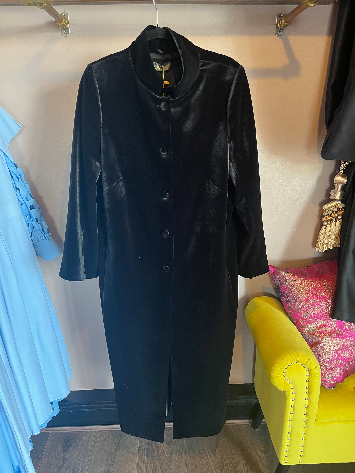 Black Velvet Sample Coat