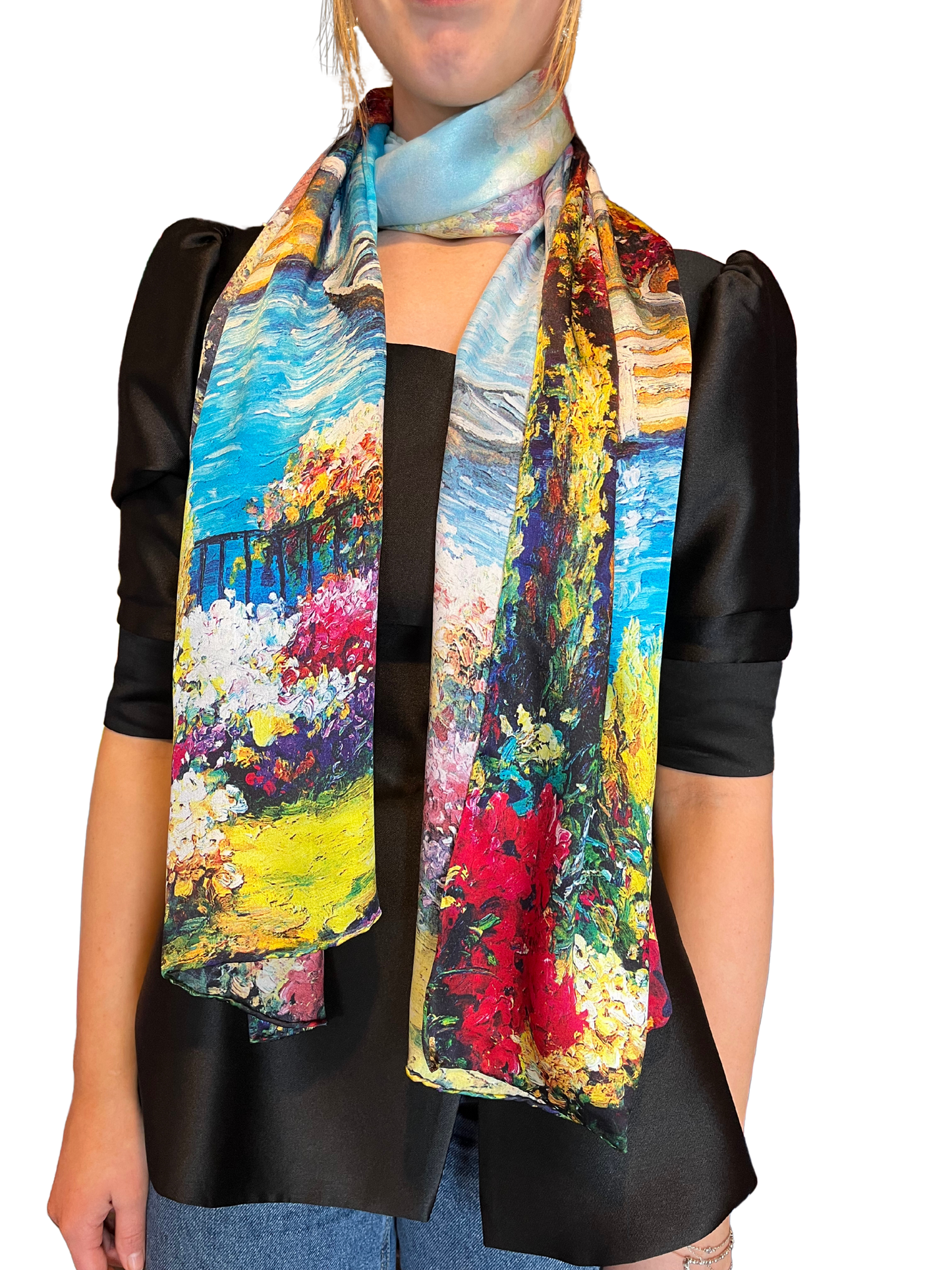 Scenic Print Silk