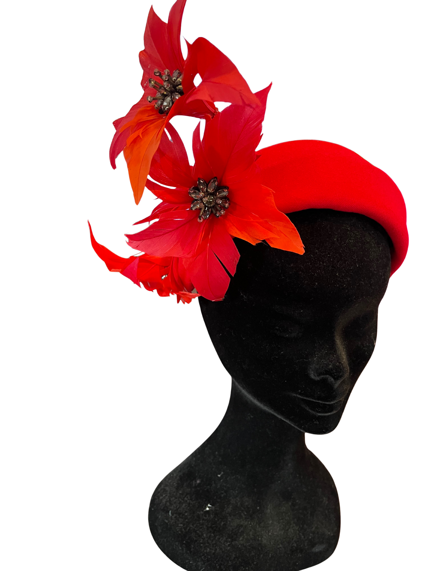 Red Flower Headpiece