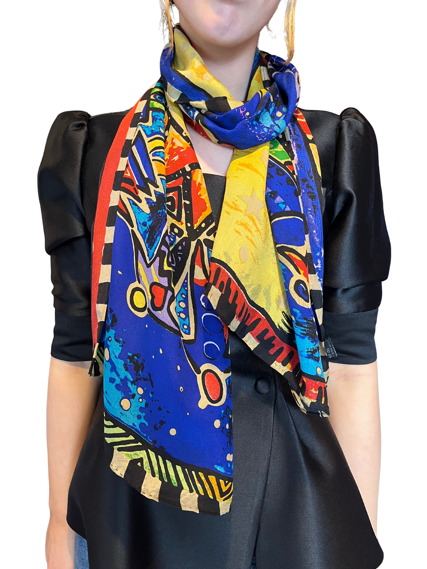 Abstract Print Silk