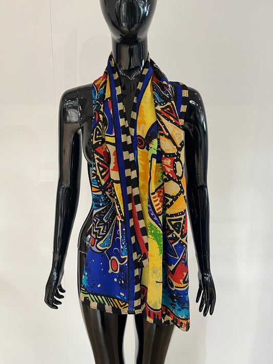 Abstract Print Silk