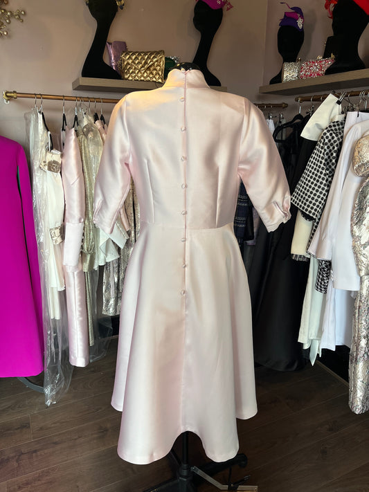 Pink Bamboo Silk Sample Dress