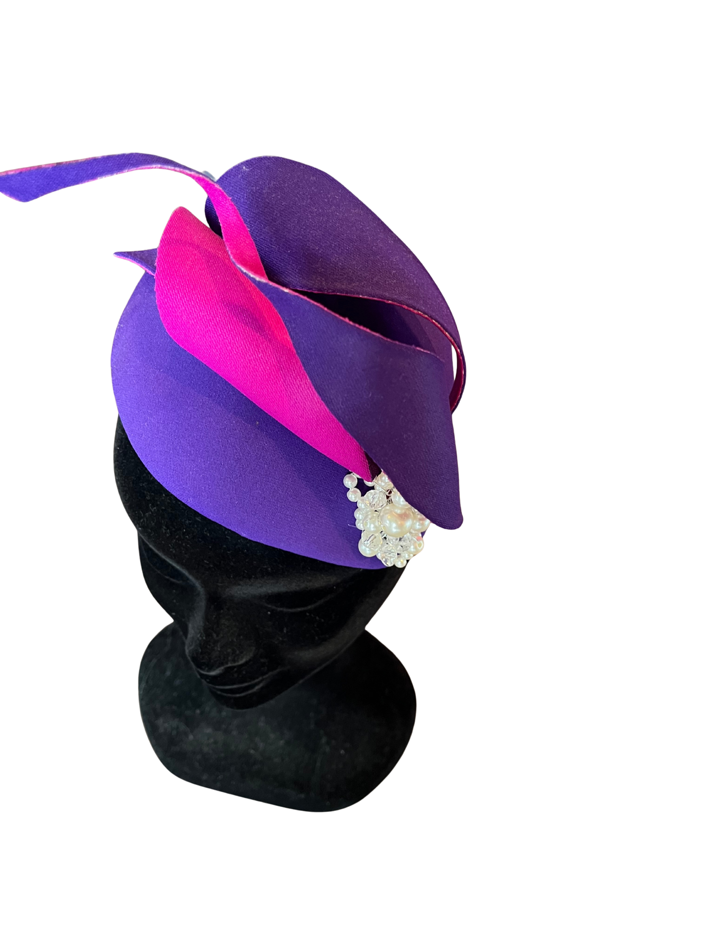 Purple and Pink Pearl Headpiece