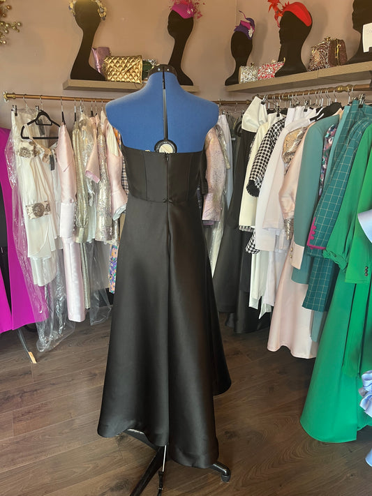 Black Sample Strapless Gown