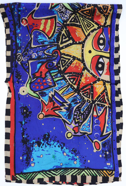 Abstract Print Silk