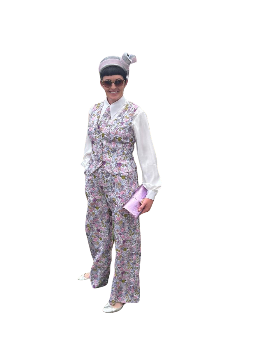 Floral Waistcoat, Tie and Trousers