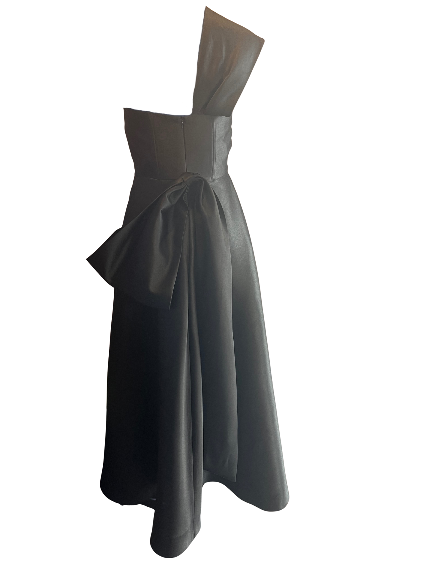 Black One-Shoulder Sample Gown