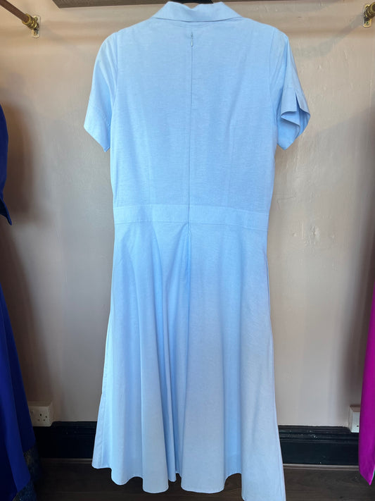 Blue Linen Sample Dress