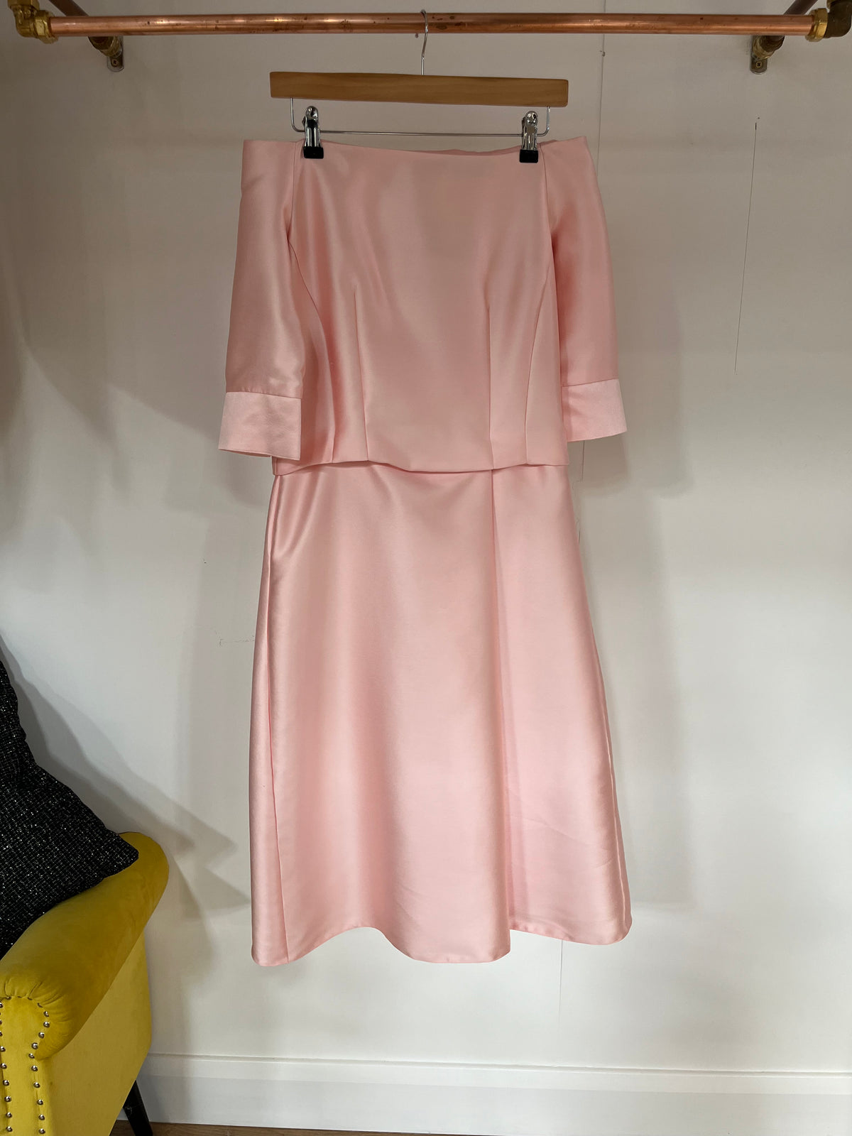 Peach Bamboo Silk Sample