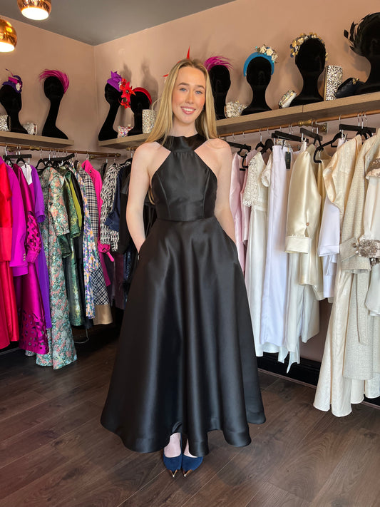 Black Bamboo Silk Sample Gown