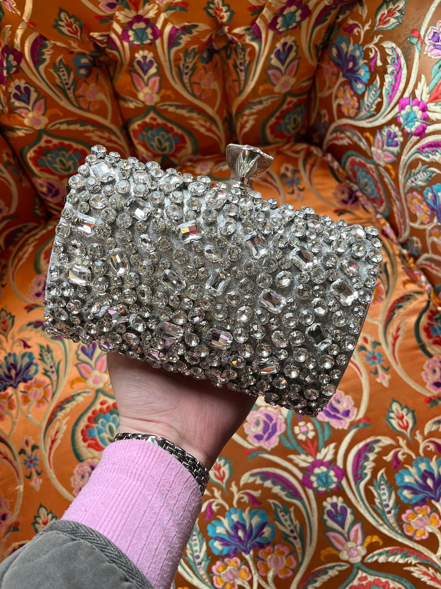 Multi Jewel Clutch Bag