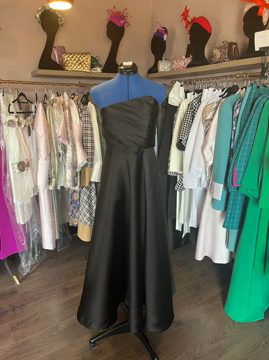 Black Sample Strapless Gown