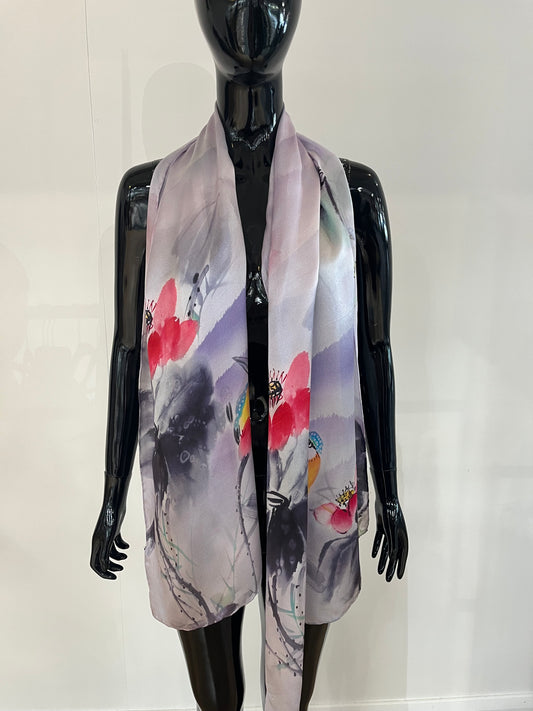 Print Silk Scarf