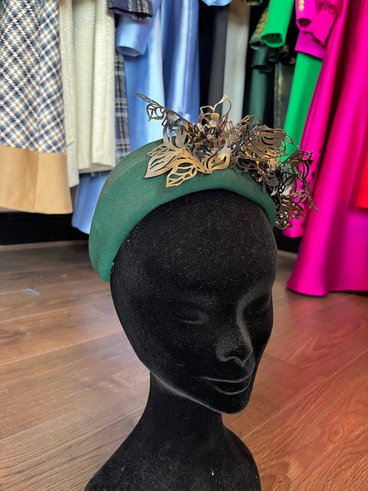 Green crown headpiece