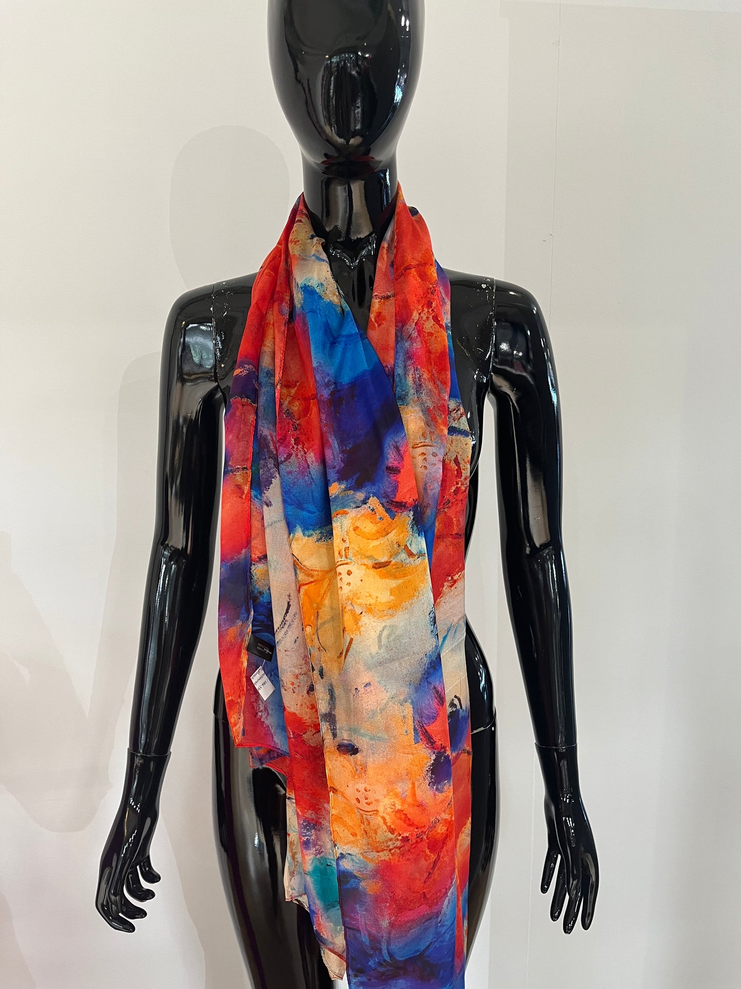 Floral Watercolour Print Scarf
