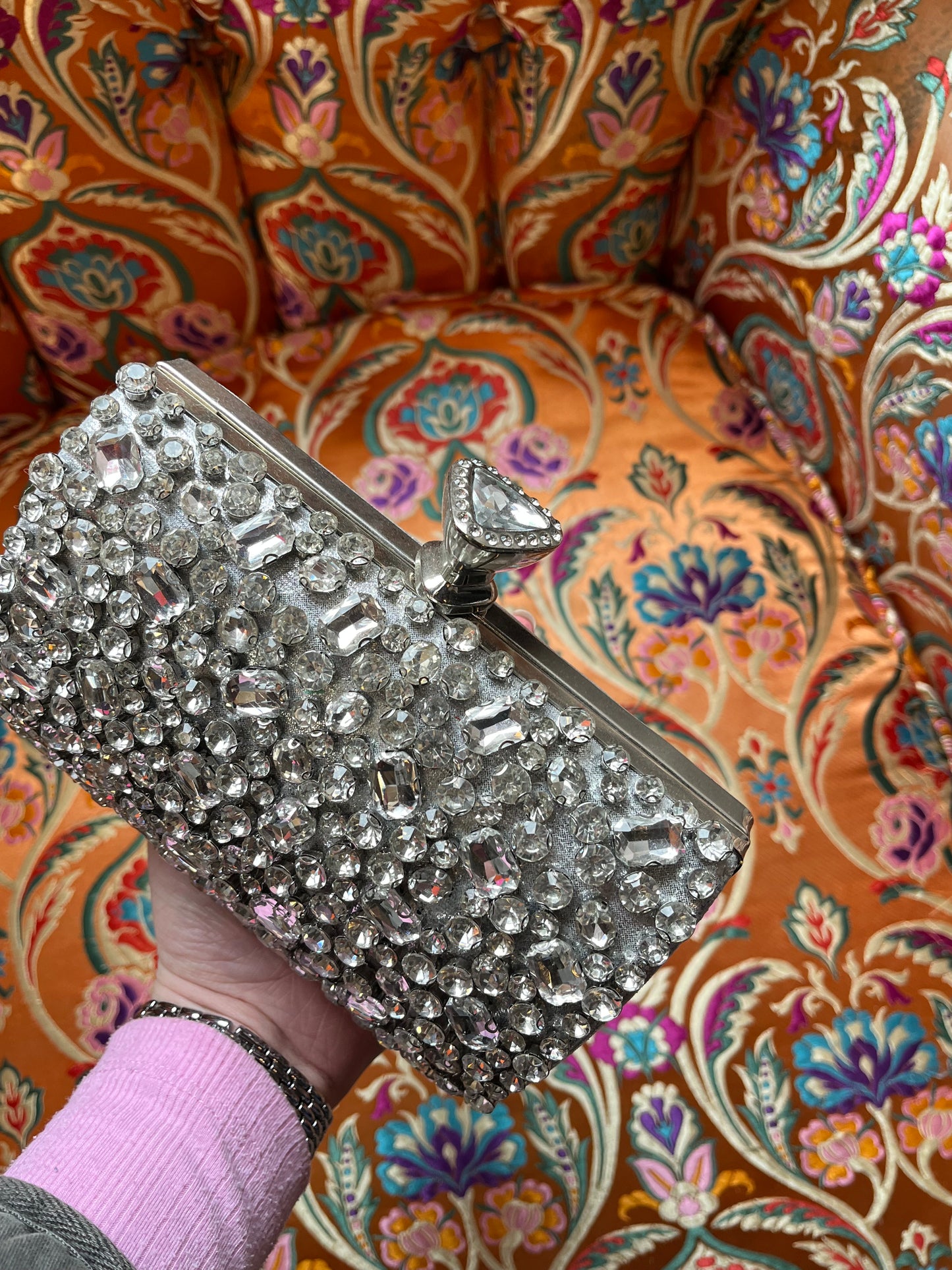 Multi Jewel Clutch Bag
