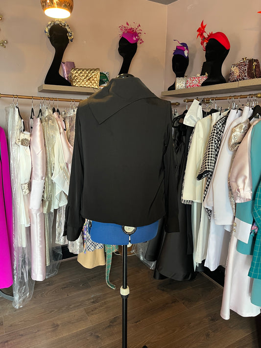 Black Silk Shirt Sample
