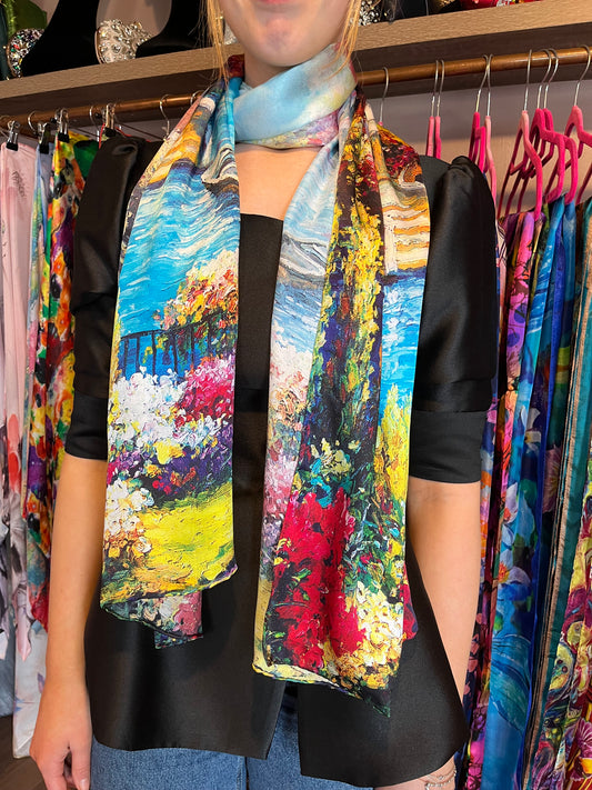 Scenic Print Silk
