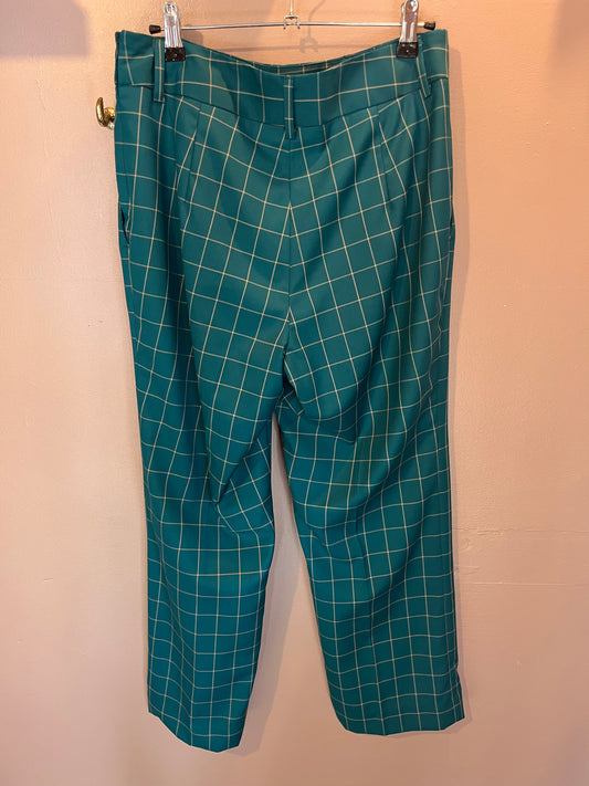 Dark Green Checkered Trouser Sample
