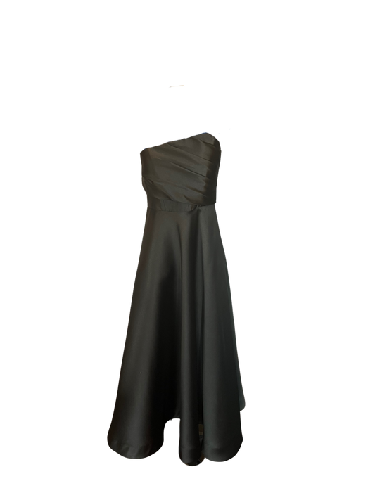Black Sample Strapless Gown