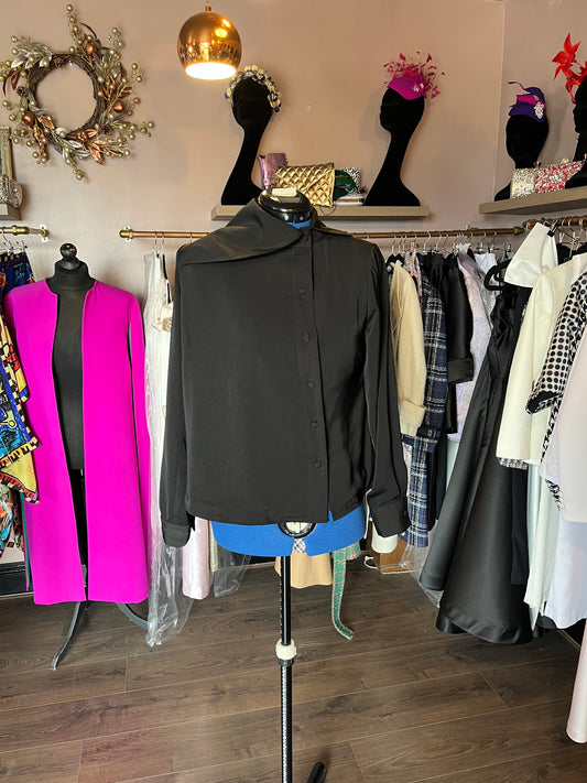 Black Silk Shirt Sample