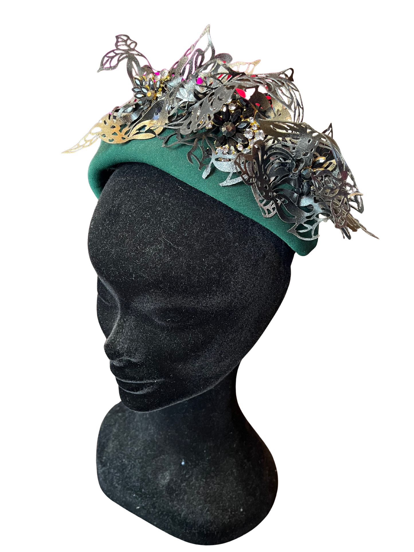 Green crown headpiece