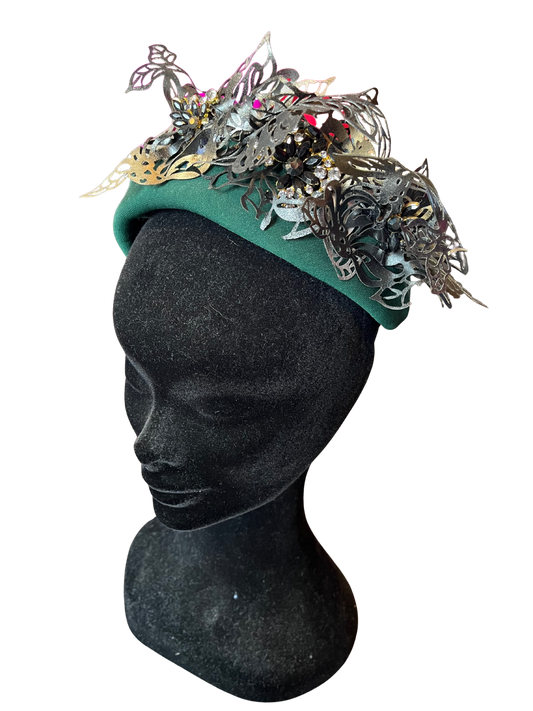 Green crown headpiece