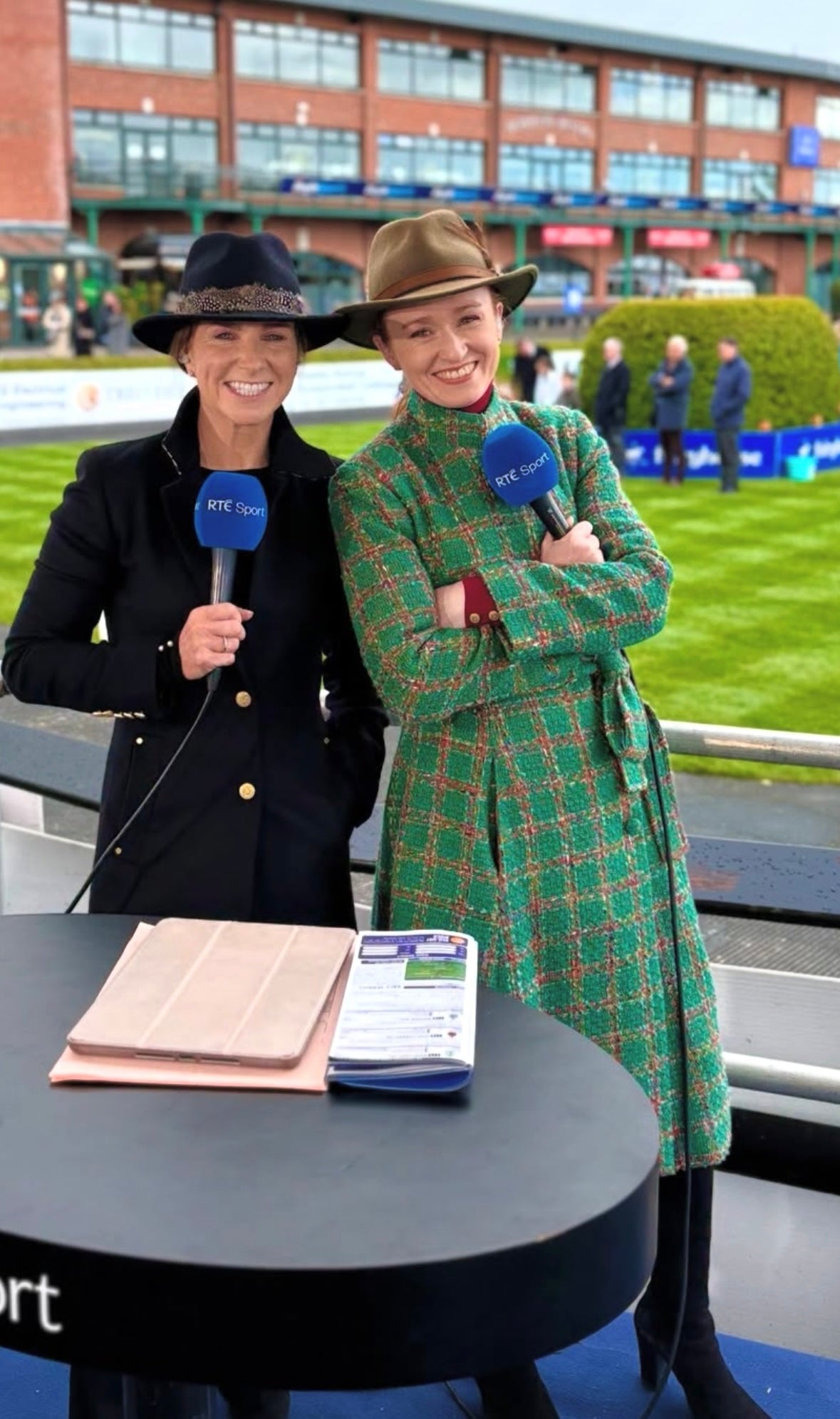 Green wool coat sample