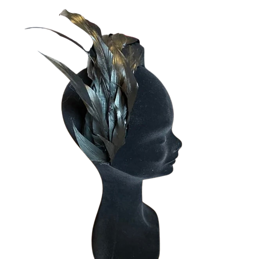 Black feather crown